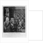 The House of Commons in Walpole's administration by William Hogarth
