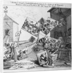 The Battle of the Pictures, 1745 by William Hogarth