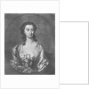 Portrait of Mrs Cibber, actress and singer, engraved by John Faber, 1746 by Thomas Hudson