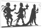 Silhouette of the Three Kings by English School