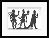 Silhouette of the Three Kings by English School