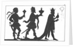 Silhouette of the Three Kings by English School