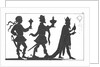 Silhouette of the Three Kings by English School