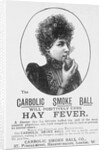 Advertisement for the Carbolic Smoke Ball, a cure for hay fever by English School