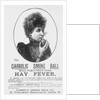 Advertisement for the Carbolic Smoke Ball, a cure for hay fever by English School
