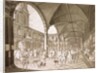 Interior of the Royal Exchange, London, 1788 by Francesco Bartolozzi