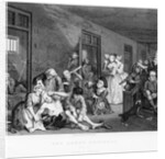 Scene VIII: The Rake in Bedlam, 1735 by William Hogarth