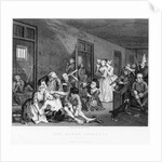 Scene VIII: The Rake in Bedlam, 1735 by William Hogarth