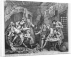 Scene VII: The Rake in Prison, 1735 by William Hogarth