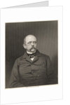 Portrait of Otto von Bismarck engraved by William Holl from a photograph, pub. by William Mackenzie by Anonymous