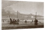 Eskimaux Coming Towards the Boats in Shoalwater Bay, July 7, 1826 by George Back