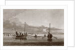 Eskimaux Coming Towards the Boats in Shoalwater Bay, July 7, 1826 by George Back