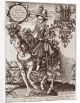 Charles I as Prince of Wales on Horseback by Renold Elstrack