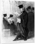 Les Gens de Justice by Honore Daumier