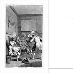 Corporal Trim reading a sermon by William Hogarth