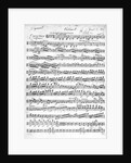 Sheet Music for the Overture to 'Egmont' by Ludwig van Beethoven, written between 1809-10 by German School