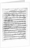 Sheet Music for the Overture to 'Egmont' by Ludwig van Beethoven, written between 1809-10 by German School