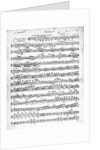 Sheet Music for the Overture to 'Egmont' by Ludwig van Beethoven, written between 1809-10 by German School