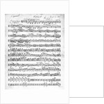 Sheet Music for the Overture to 'Egmont' by Ludwig van Beethoven, written between 1809-10 by German School