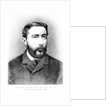 Joseph Conrad at the age of 26, engraved after a photograph from 1883 by German photographer