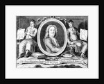 Trade card for Bernard Lens III by Bernard III Lens