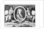 Trade card for Bernard Lens III by Bernard III Lens