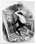 Ungrateful country, you shall not have my masterpiece, 1840 by Honore Daumier