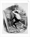 Ungrateful country, you shall not have my masterpiece, 1840 by Honore Daumier