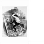 Ungrateful country, you shall not have my masterpiece, 1840 by Honore Daumier