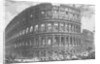 View of the Flavian Amphitheatre, known as the Colosseum from 'Vedute', first published in 1756, pub. by E & F.N. Spon Ltd., 1900 by Giovanni Battista Piranesi