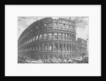 View of the Flavian Amphitheatre, known as the Colosseum from 'Vedute', first published in 1756, pub. by E & F.N. Spon Ltd., 1900 by Giovanni Battista Piranesi