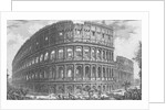View of the Flavian Amphitheatre, known as the Colosseum from 'Vedute', first published in 1756, pub. by E & F.N. Spon Ltd., 1900 by Giovanni Battista Piranesi