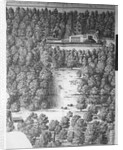 Boscobel House and Park, 1651 by Wenceslaus Hollar