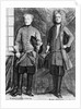 Charles XII of Sweden with his advisor Baron Gortz by Swedish School