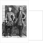 Charles XII of Sweden with his advisor Baron Gortz by Swedish School