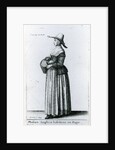 English Country Woman, 1643 by Wenceslaus Hollar