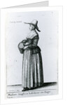 English Country Woman, 1643 by Wenceslaus Hollar
