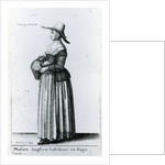 English Country Woman, 1643 by Wenceslaus Hollar