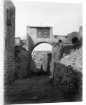 The Ecce Homo Arch across the Via Dolorosa in Jerusalem, 1857 by James & Beato Felice Robertson