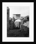The Ecce Homo Arch across the Via Dolorosa in Jerusalem, 1857 by James & Beato Felice Robertson