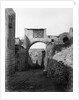 The Ecce Homo Arch across the Via Dolorosa in Jerusalem, 1857 by James & Beato Felice Robertson
