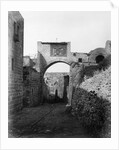 The Ecce Homo Arch across the Via Dolorosa in Jerusalem, 1857 by James & Beato Felice Robertson