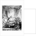 Supper at Emmaus, 1654 by Rembrandt Harmensz. van Rijn