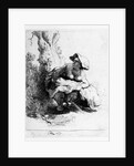 Woman urinating under a tree, 1631 by Rembrandt Harmensz. van Rijn