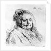 Portrait of the artist's mother, 1628 by Rembrandt Harmensz. van Rijn