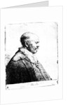 Portrait of a bald-headed man, 1630 by Rembrandt Harmensz. van Rijn