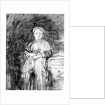 Woman with a Candle, c.1631 by Rembrandt Harmensz. van Rijn