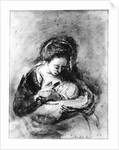 Mother and Child, c.1655 by Nicolaes Maes