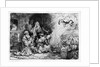 The Angel departing the family of Tobias, 1641 by Rembrandt Harmensz. van Rijn