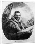 Jan Uytenbogaert, Preacher of the Remonstrants, 1635 by Rembrandt Harmensz. van Rijn